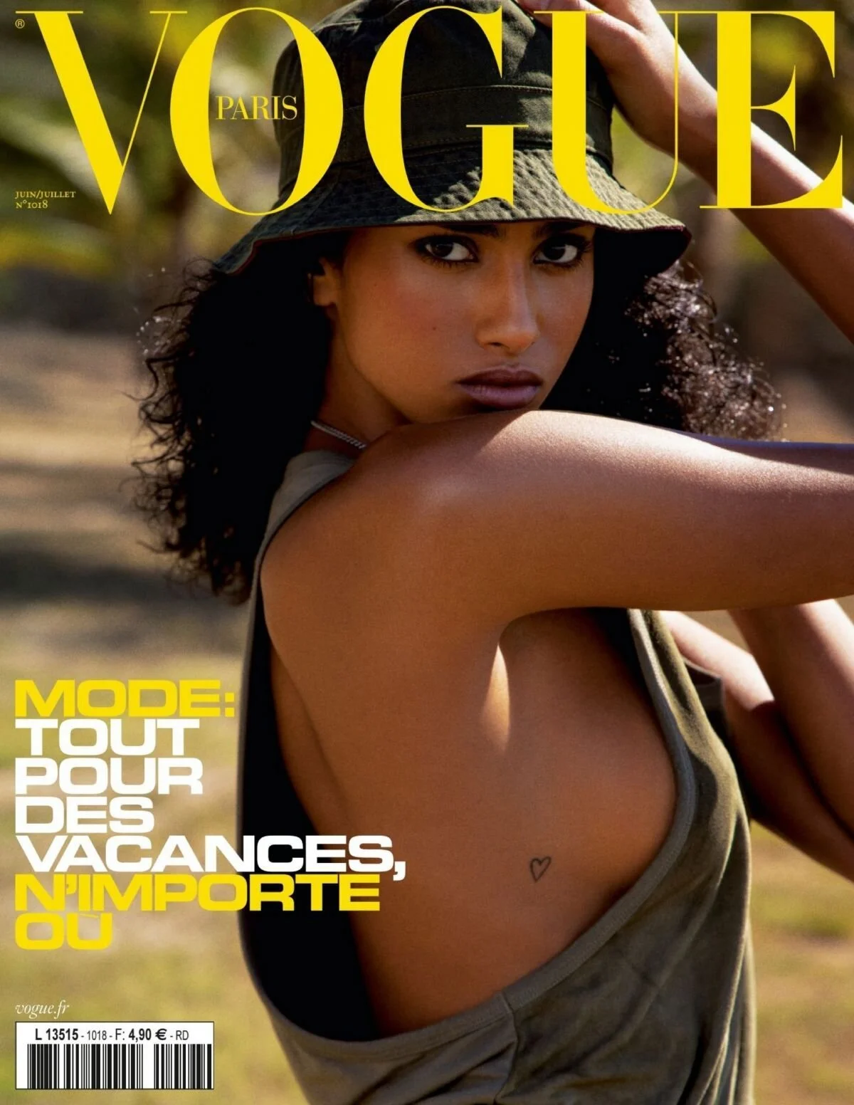Imaan Hammam Joins Big Four, Covering Vogue Paris June/July 2021